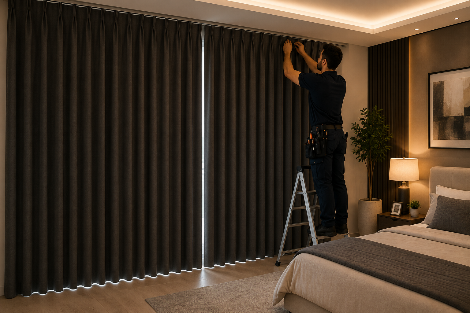 Blackout Curtain Installation Qatar
