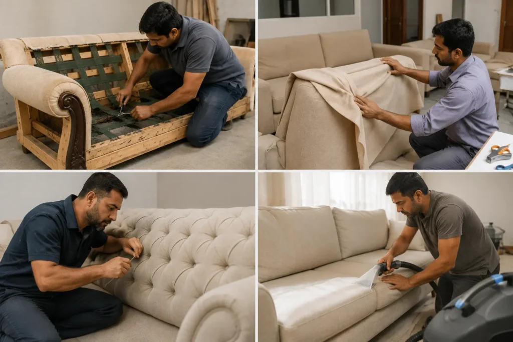 Sofa Repair and Upholstery